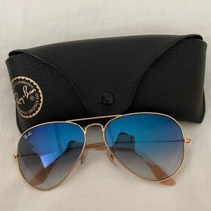 SOLD ❤️ RAY-BAN AVIATOR BLUE GRADIENT